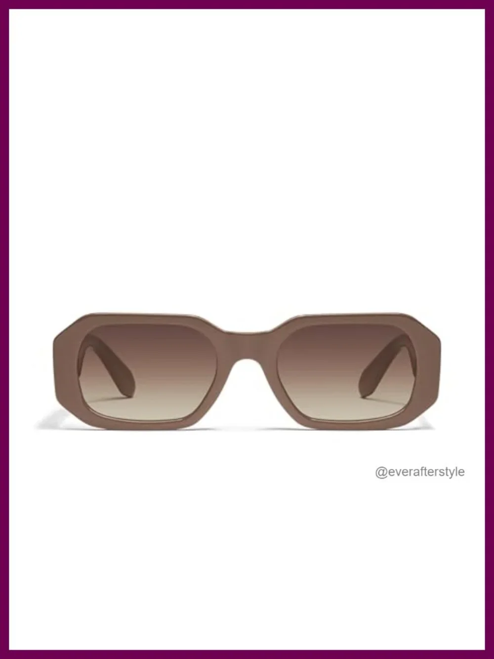 Oversized Geometric Sunglasses UV Protection Unisex